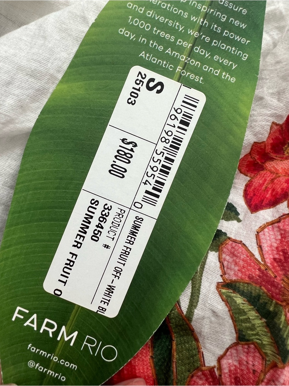 FARM Rio Summer Fruit Blouse NWT - Picture 12 of 12